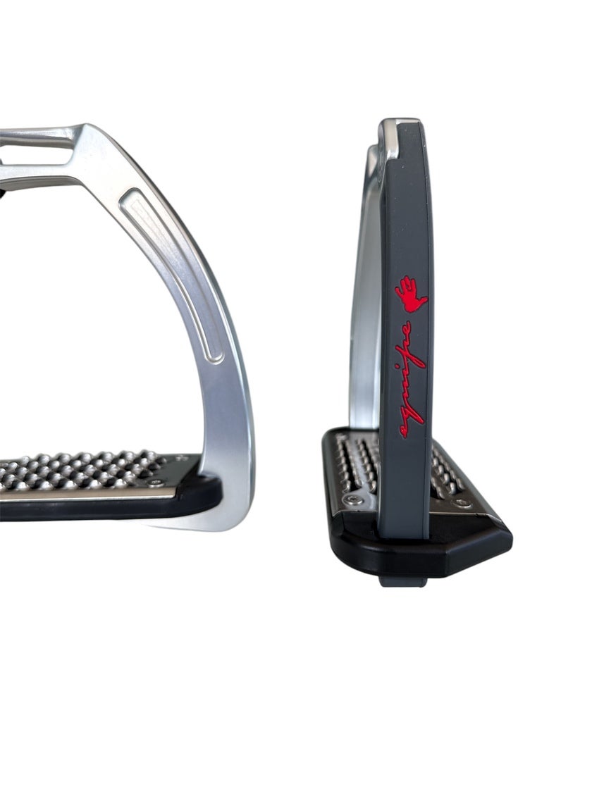Nylon Balanced Safety Stirrup Ljus Titan/Grå Equipe