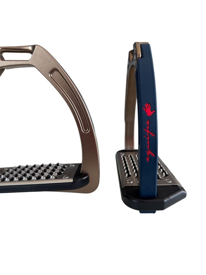 Nylon Balanced Safety Stirrup Brons/Marin Equipe