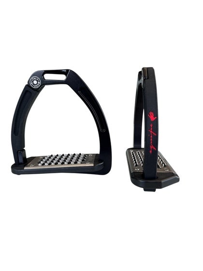 Nylon Balanced Safety Stirrup Svart/Svart Equipe