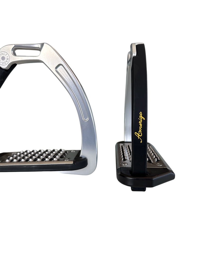 Nylon Balanced Safety Stirrup Ljusare Titan/Svart AM