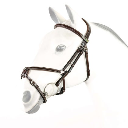 Amerigo Mexican Bridle With Anatomic Headpiece Full Brun Silver